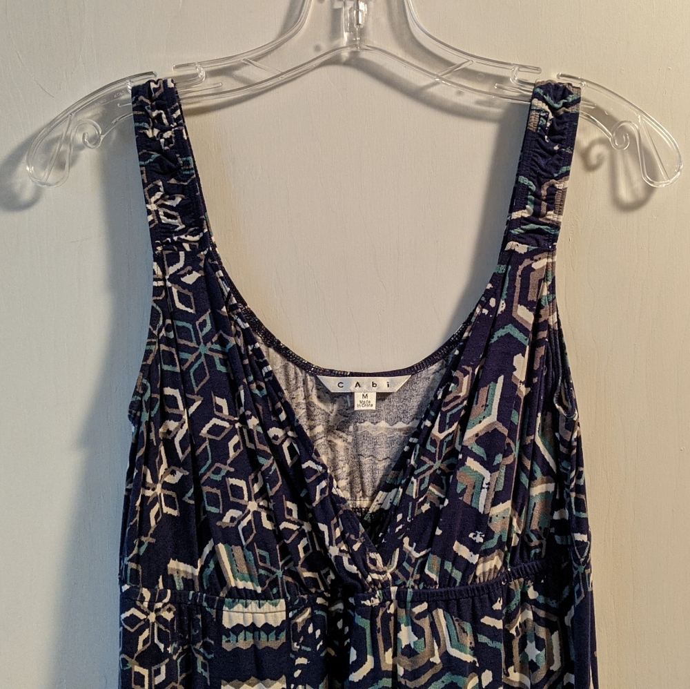 CAbi Batik Geo Print Tunic Tank